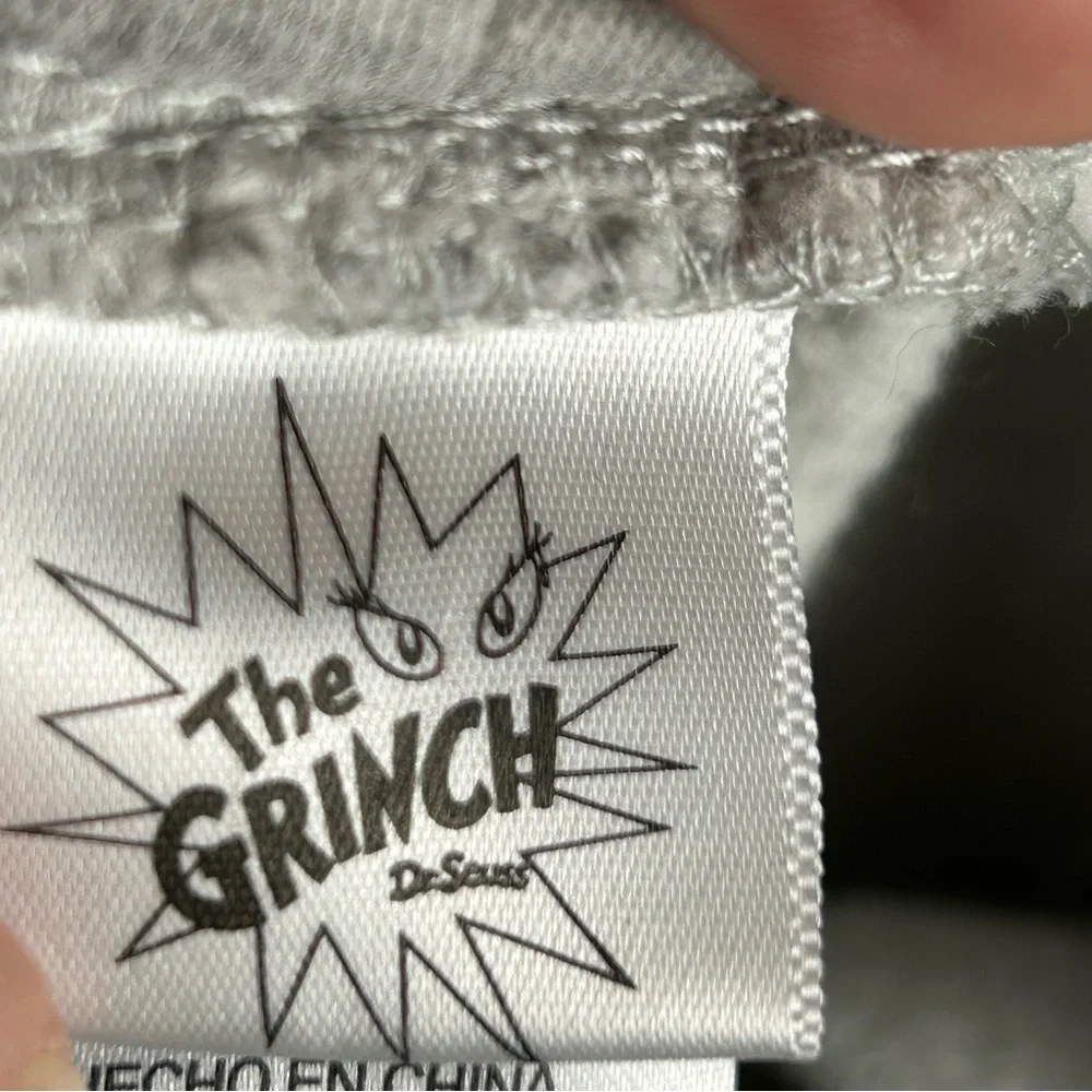 The Grinch 2 Piece‎ Sweat Suit Baby Toddler 2T Joggers & Crewneck Gray
